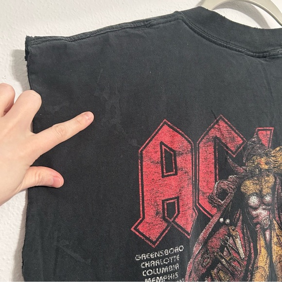 RARE Collectible Vintage 1996 AC/DC Ballbreaker Tour Black Sleeveless Tee - Picture 8 of 8
